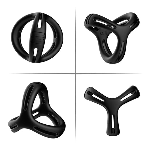 Silicone Penis Ring Cockring for Men Semen Lock Ring Delay Penisring Ejaculation Male Cock Rings Sex Toys for Couples