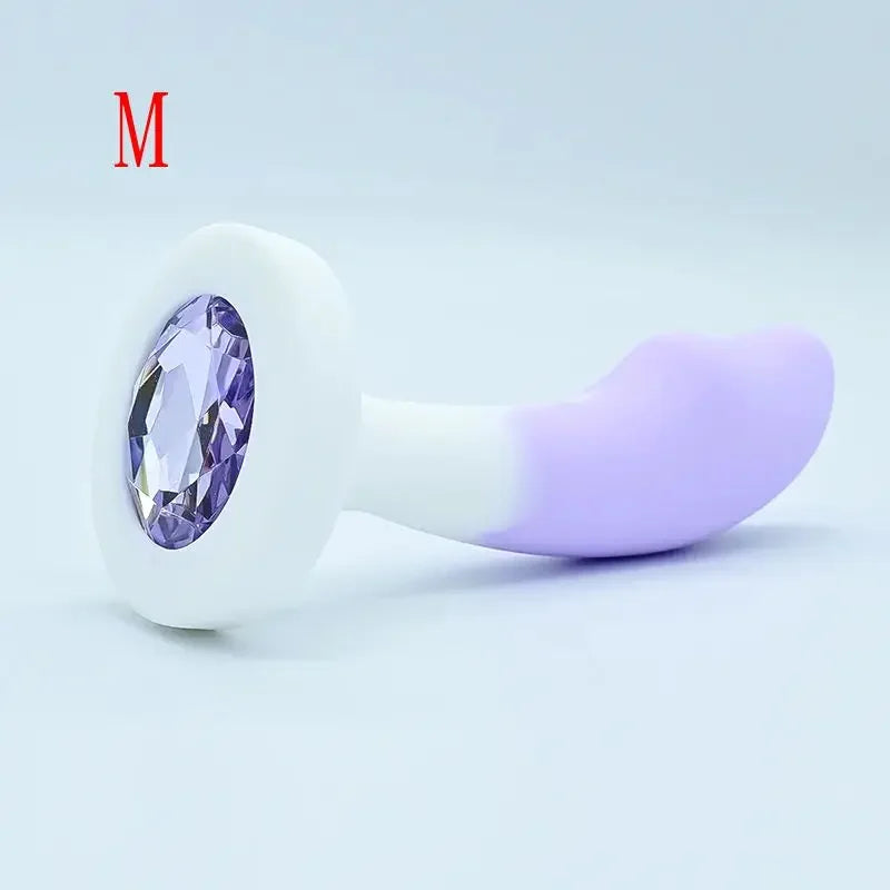 Silicone  Plug Crystal Base Butt Plug Sex Toys For Woman Sexy  Anal  Trainer Adult  Dildo Sex Shop