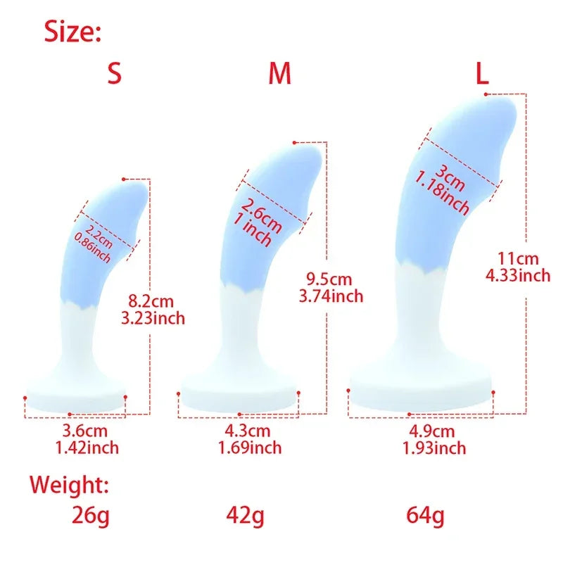 Silicone  Plug Crystal Base Butt Plug Sex Toys For Woman Sexy  Anal  Trainer Adult  Dildo Sex Shop