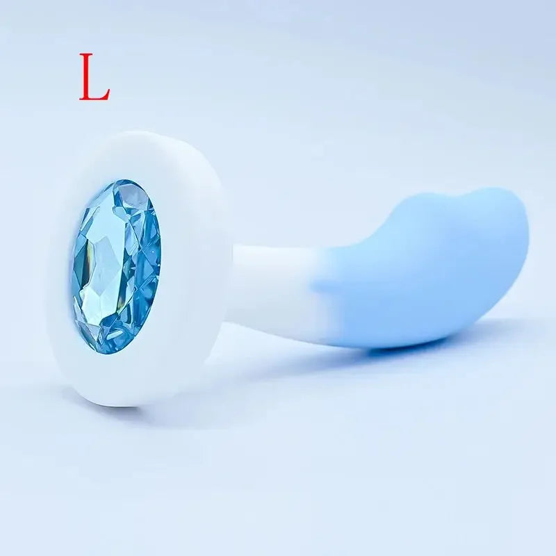 Silicone  Plug Crystal Base Butt Plug Sex Toys For Woman Sexy  Anal  Trainer Adult  Dildo Sex Shop