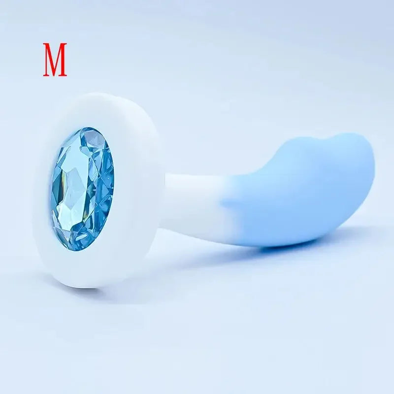 Silicone  Plug Crystal Base Butt Plug Sex Toys For Woman Sexy  Anal  Trainer Adult  Dildo Sex Shop