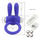 Silicone Rabbit Penis Vibrating Cock Ring Male Time Delay Ejaculation Sex Toys for Men Adult Erotic Products Built-in Battery