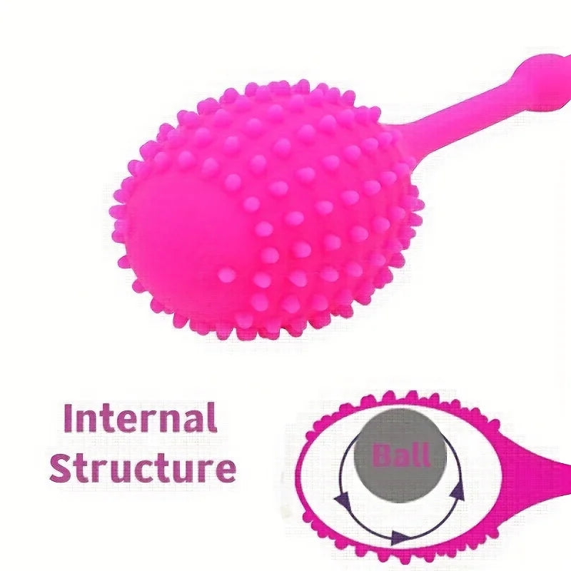 Silicone Tadpole Shape Kegel Massage Ball Dildo Vagina Massage Ball Anal Plug Butt Plug G Spot Masturbation Ball Adult Sex Toy