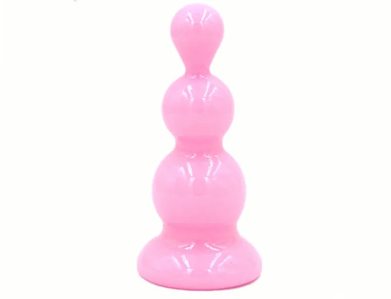 Silicone Thread Anal Plug Beads Jelly Toys Skin Feeling Dildo Adult Sex Toys for Men Sex Products Butt Plug Sex Toys for Woman