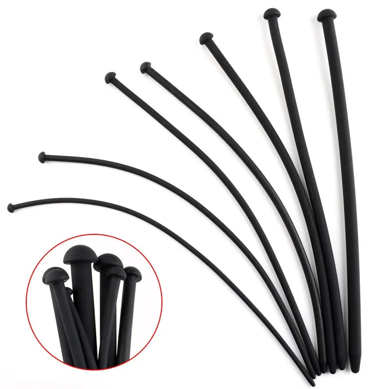 Silicone Urethral Catheter Dilator Sounding Penis Plug Insert Urethra Catheters Adult Sex Toys For Men Gay Horse Eye Stimulator