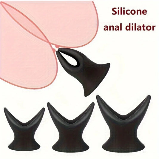 Silicone V-Shaped Anal Plug Adult Sex Toy for Couples Anal Expander for Men Women Silicone Hollow Anal Dilator Butt Plug Shop