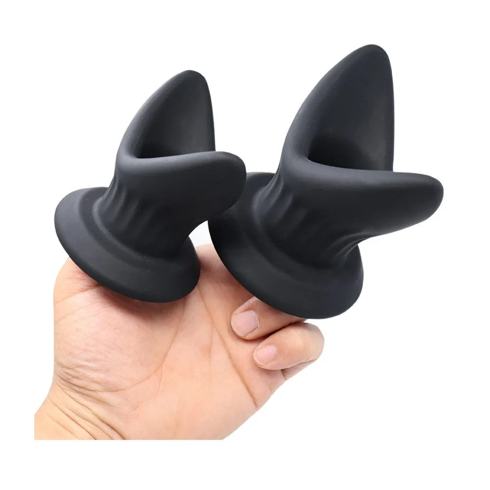 Silicone V-Shaped Anal Plug Adult Sex Toy for Couples Anal Expander for Men Women Silicone Hollow Anal Dilator Butt Plug Shop