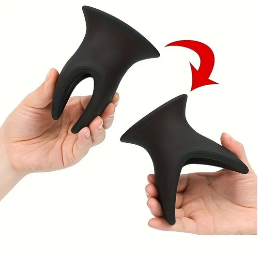 Silicone V-Shaped Anal Plug Adult Sex Toy for Couples Anal Expander for Men Women Silicone Hollow Anal Dilator Butt Plug Shop