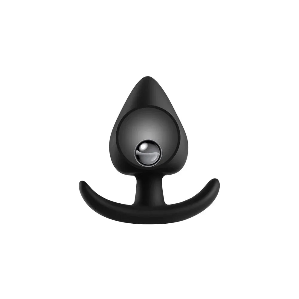 Silicone Vagina Anus Dilator Anal Beads Butt Plug with Metal Ball Adult Products Sex Toys for Men Women Gay Sextoys
