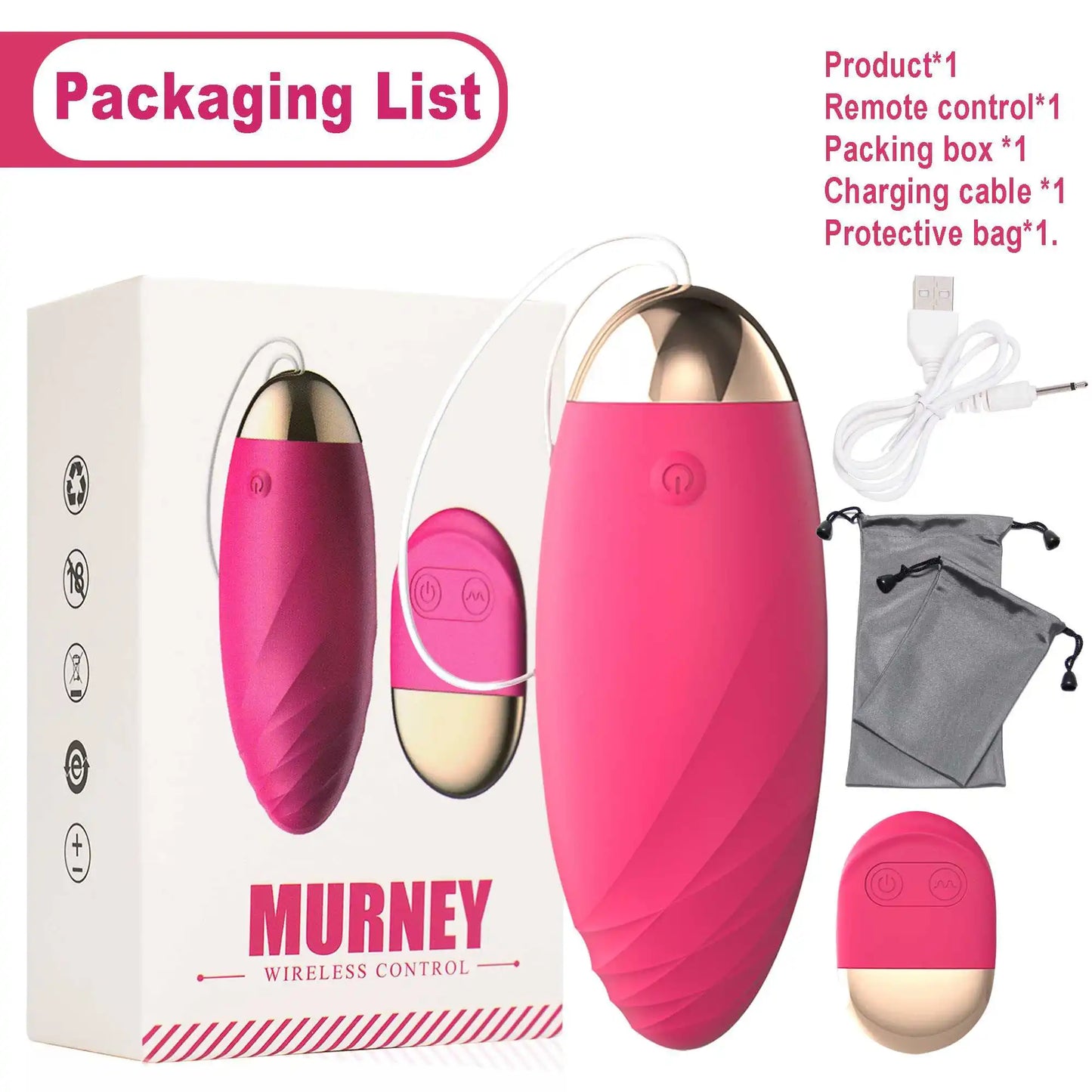 Silicone Vibrating Egg Wireless Remote Control Vibrators Vaginal Masturbation G Spot Stimulating Massager Portable SexToys Woman