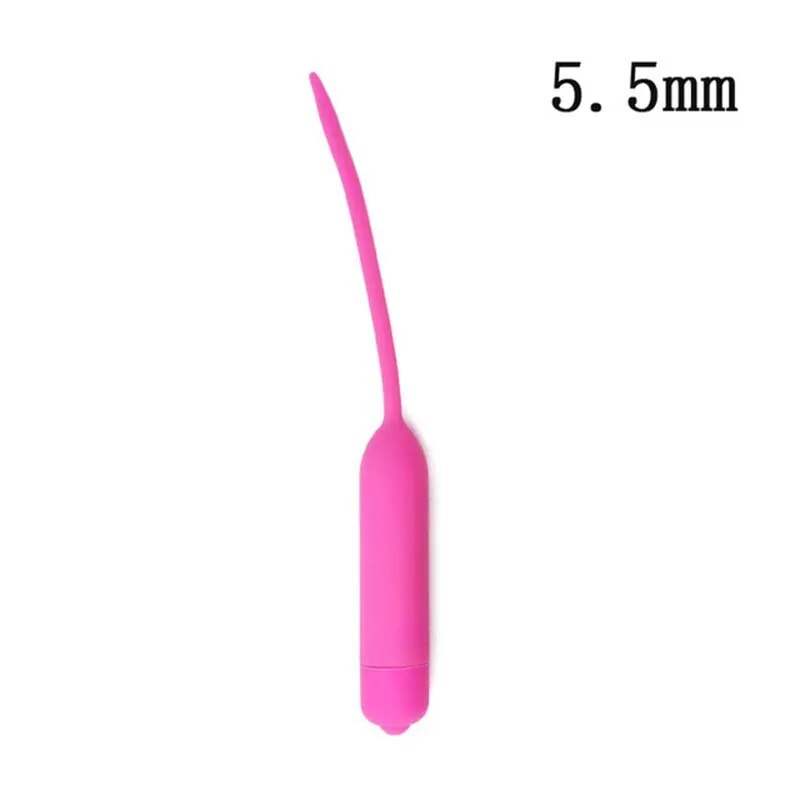 Silicone Vibrator Urine Plug Male Masturbator Insert Urethra Catheter Dilator Sounds Penis Plug Sex Toys For Men Chastity Device