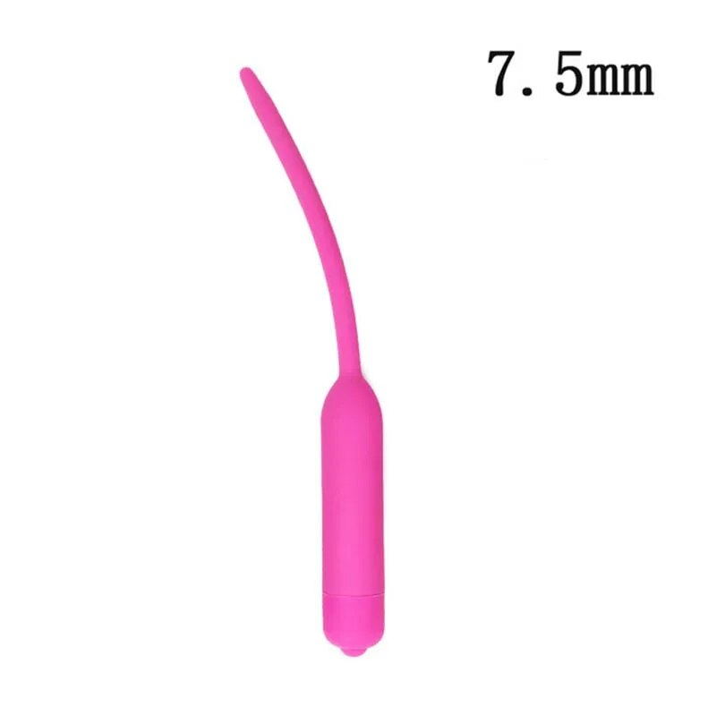 Silicone Vibrator Urine Plug Male Masturbator Insert Urethra Catheter Dilator Sounds Penis Plug Sex Toys For Men Chastity Device