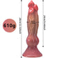 Silicone Wolf Dog Dildos Three-headed Hellhound Penis Dildo with Suction Cup Anal Plug Artificial Dick Adult Sex Toys for Women