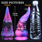 Silicone XXXL dildos for women Big Monster dildo anal toys dreamlike starry blue purple big penis with suction cup sex toys