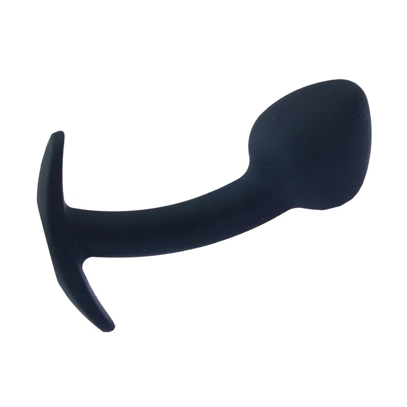 Silicone anal butt plug wearable stimulation ball dildo prostate massage penis fake insert G spot unisex toy for man women