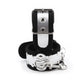 Silver Black Slave Handcuffs Ankle Cuffs Bondage Bdsm Kit PU Leather Wrist Cuffs Restraint Erotic Adult Game Sex Toys for Couple