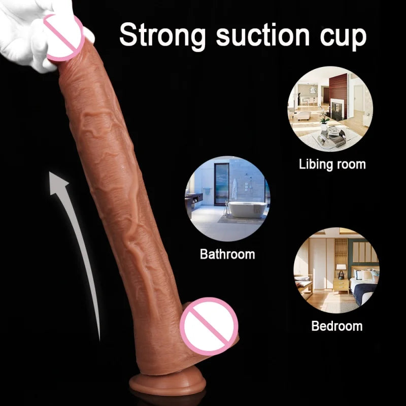 Simulation Dildos For Woman Silicone Sex Toy Anal Plug Dildo Vaginal Stimulation Couple Flirting Suction Cup For Handfree Play