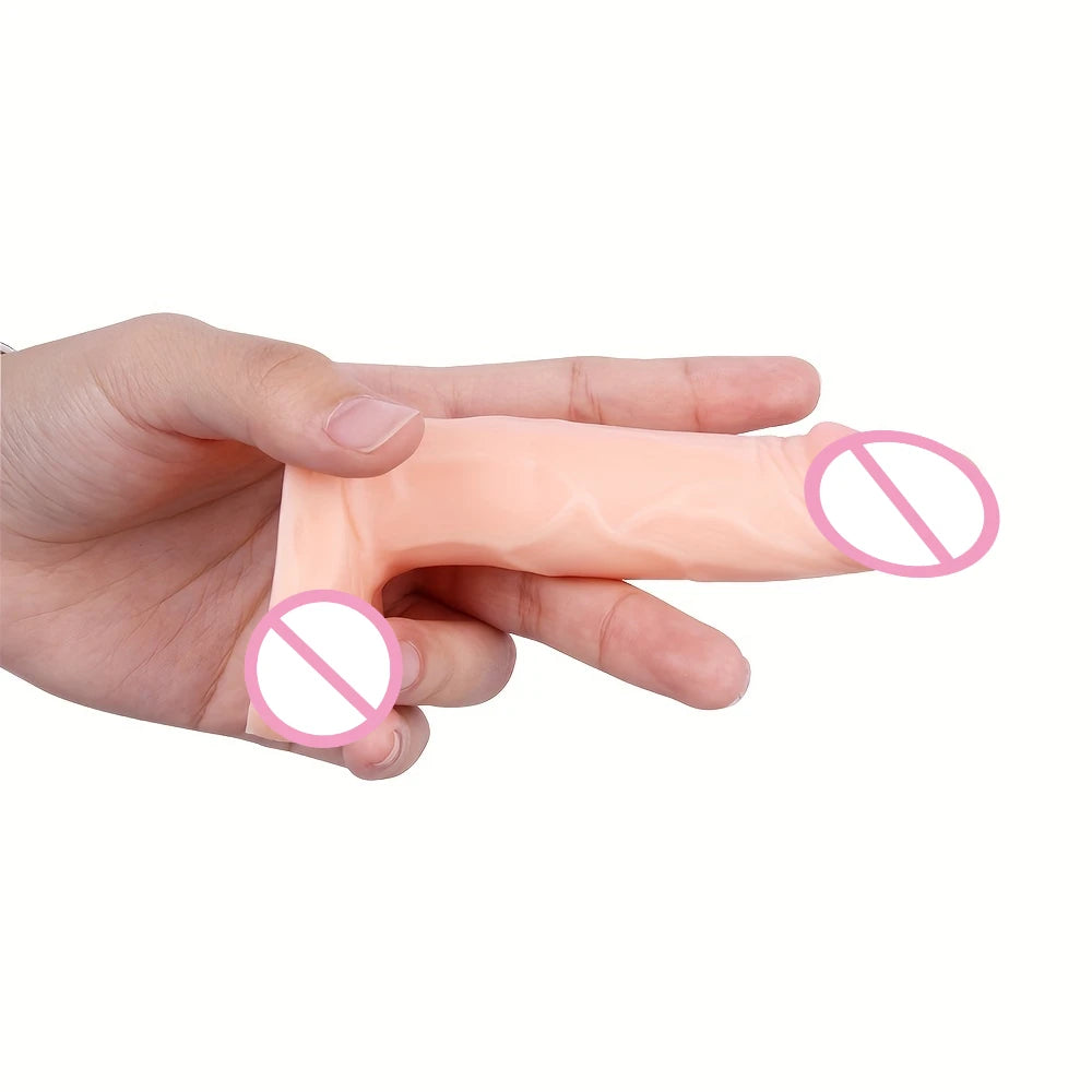 Simulation Fake Penis PVC Material Mini Realistic Dildo Suitable for Beginners Penis Vagina Anal Butt Plug Female Masturbation