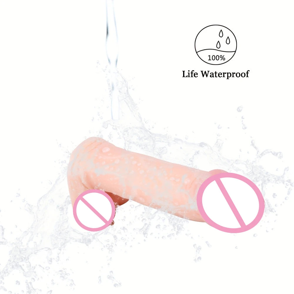 Simulation Fake Penis PVC Material Mini Realistic Dildo Suitable for Beginners Penis Vagina Anal Butt Plug Female Masturbation