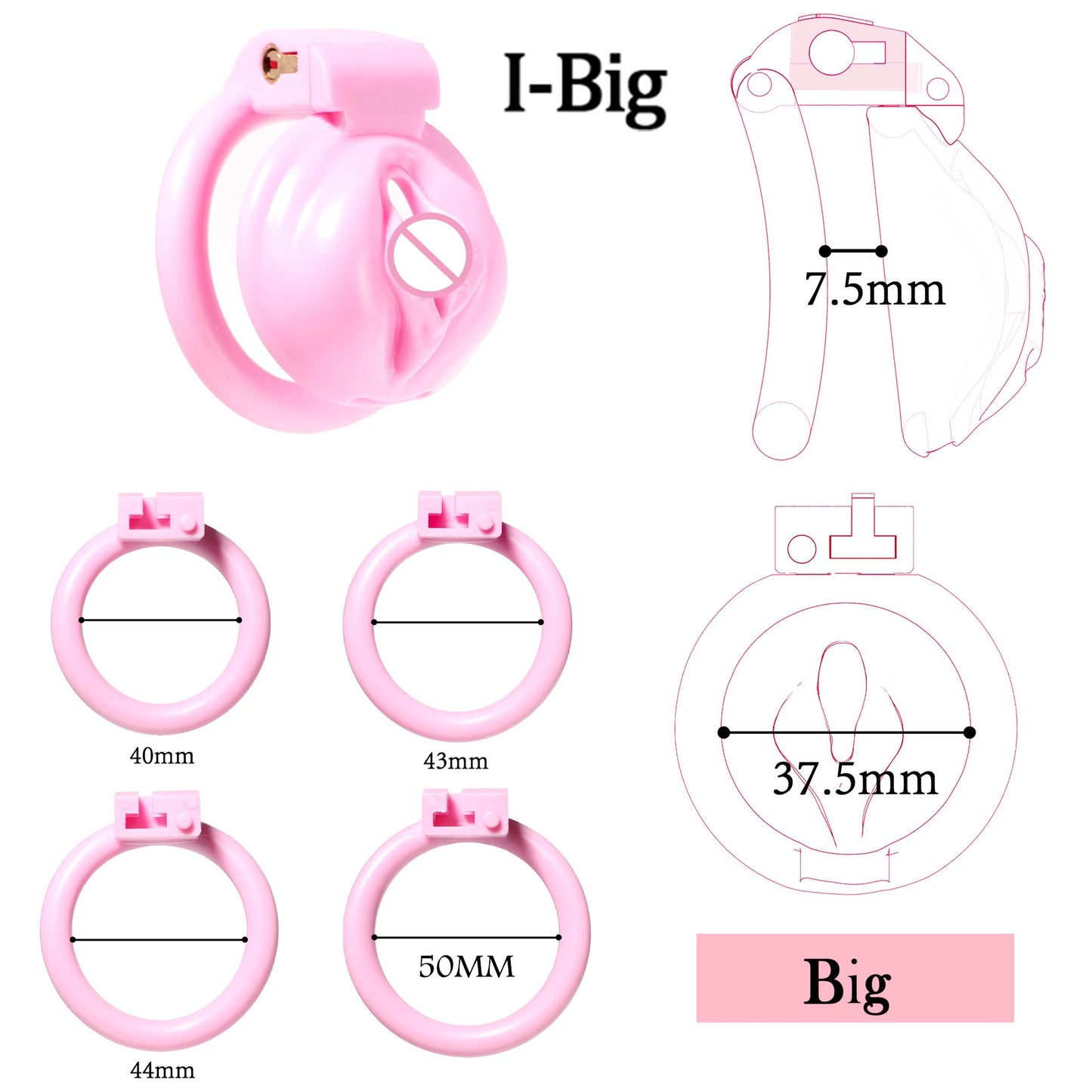 Sissy Chastity Devices정조대Male BDSM Small Cock Cage with 4 Sizes Bondag –  GXLOCK Store