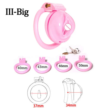Sissy Chastity Devices정조대Male BDSM Small Cock Cage with 4 Sizes Bondage Ring콕링Slave Penis Lock Sex Shop18+ Gay Ladyboy Sex Toys