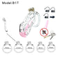 Sissy Clear Chastity Cage Male Device Kit Sex Toys For Men Couples정조대 Cock Lock Penis Ring Bdsm Bondage Adult Games Sex Shop 18+