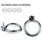 Sissy Flat Pancake BDSM Secure Your Desires Male Penis Ring Cage With Urethral 정조대 Metal Intimate Products Sex Tooys For Man 18