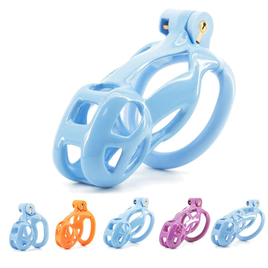 Sissy Sleeve Lock Chastity Cage Cobra Cock Cage정조대콕링Male Erotic Bondage Chastity Abstinence Device Penis Cage Adult Sex Toys 18+