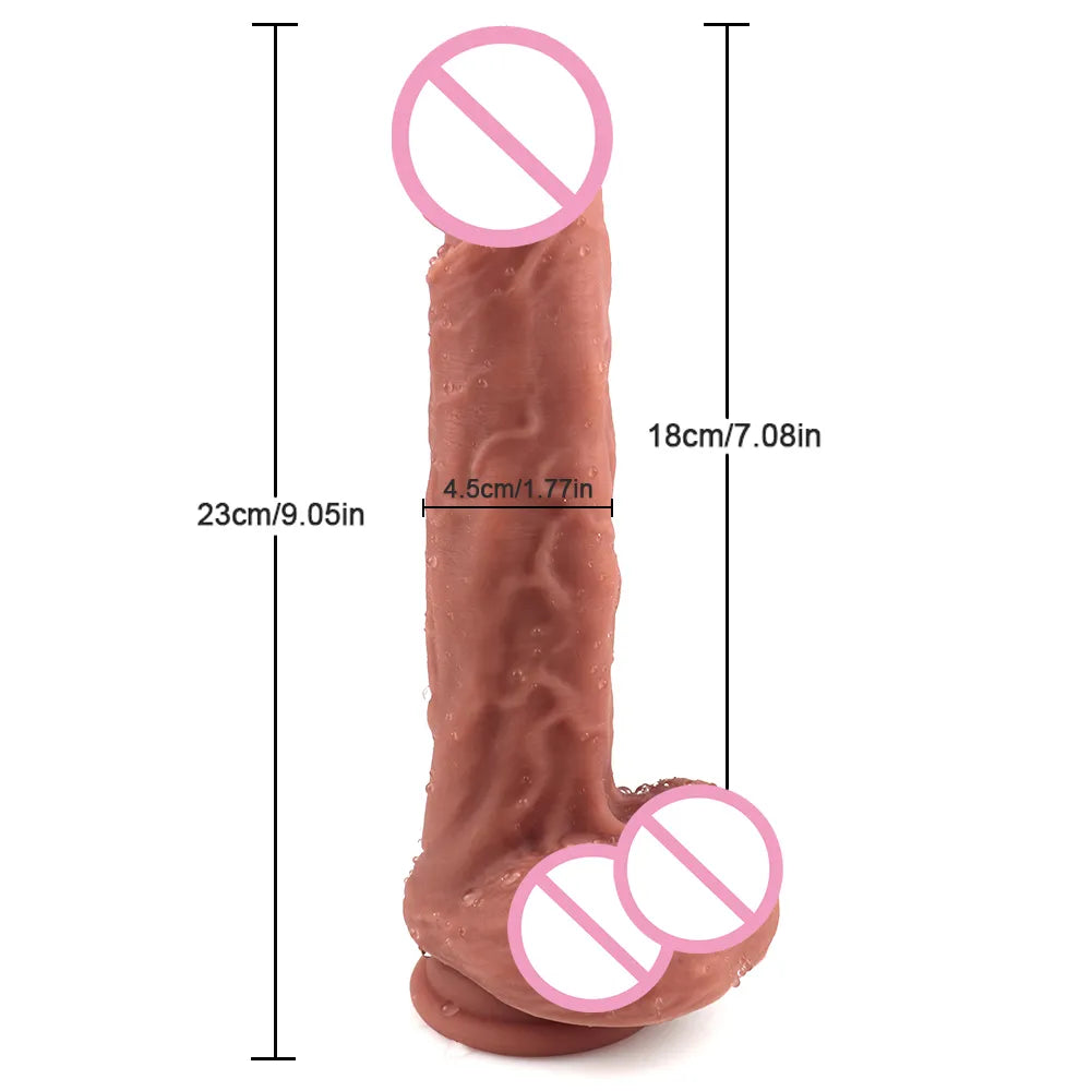 Huge Strapon Skin Feeling Realistic Dildo