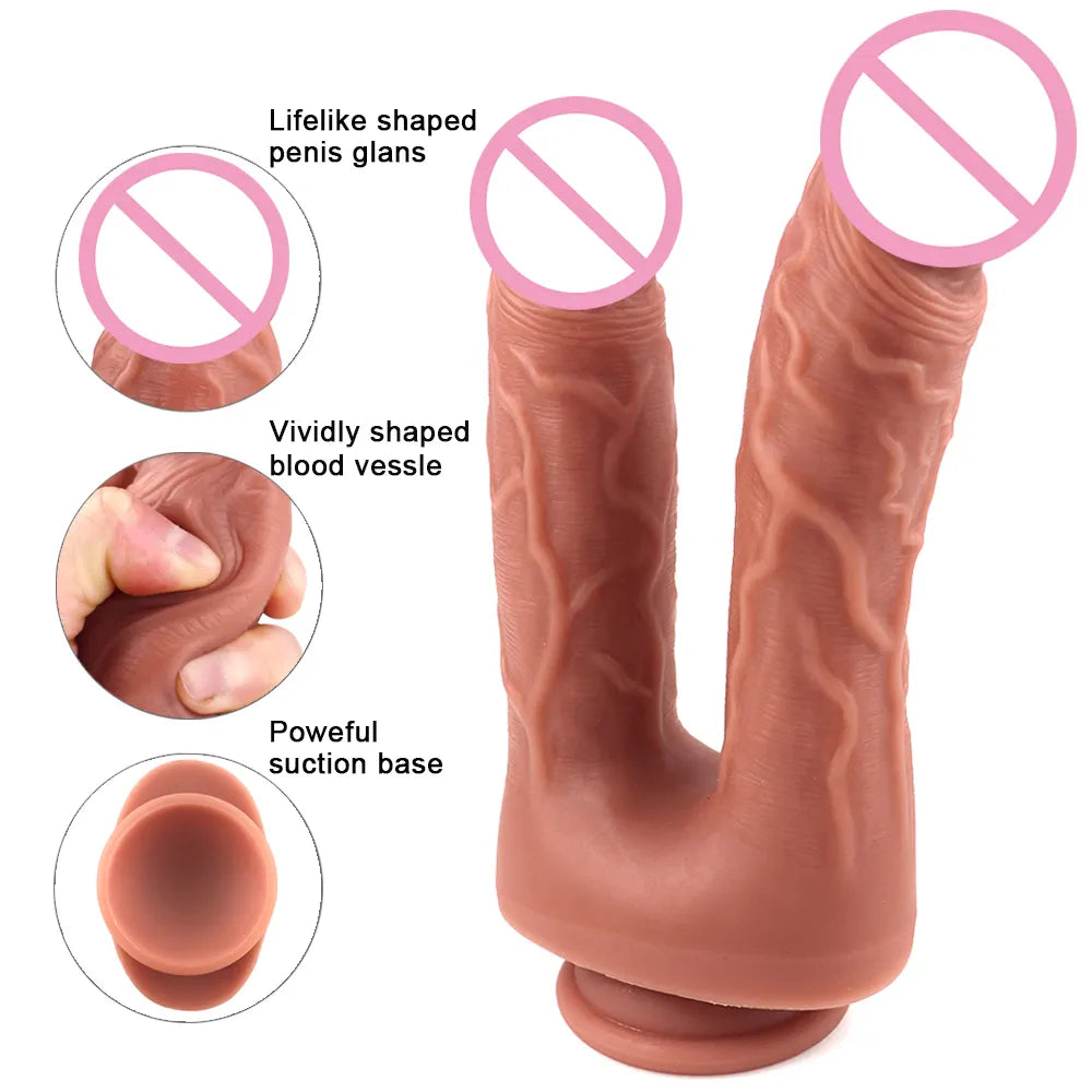 Huge Strapon Skin Feeling Realistic Dildo