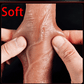 Skin Feeling Realistic Dildo Simulation Penis Sliding Foreskin  Big Dick G Spot Stimulate Strap on Dildo Sex Toys for Adults 18+