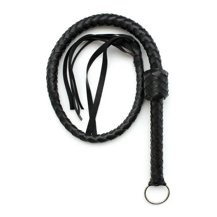 Slave PU Leather Whip Mischief Slapper Paddle Long Snake Queen Restraint Whip Fantasy Bdsm Bondage Adult Game Sex Toys Gays