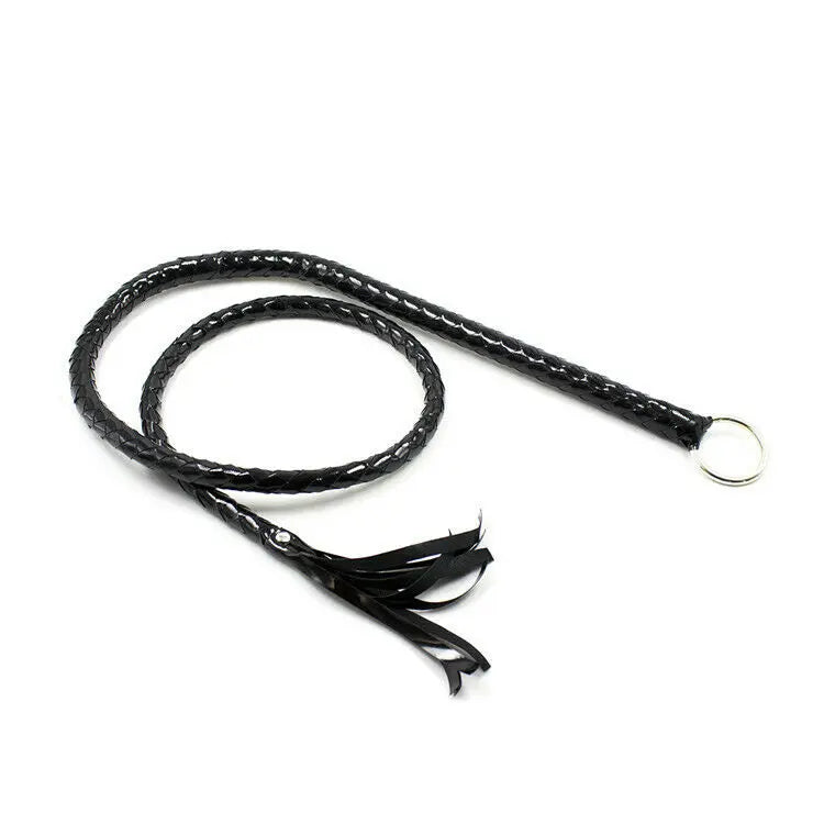 Slave PU Leather Whip Mischief Slapper Paddle Long Snake Queen Restraint Whip Fantasy Bdsm Bondage Adult Game Sex Toys Gays