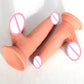 Sliding Foreskin Dildo With Wearable Strap On Penis