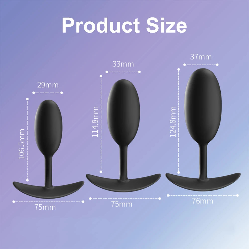 Small Silicone Anal Plug Sets Sex Toys for Men/woman Beginner Butt Plugs Anal Dildo Erotic Intimate Adult Sex Plug Anus Trainner