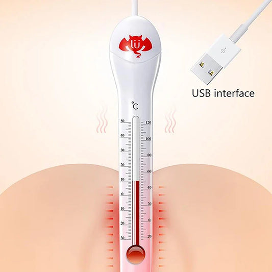 Smart Thermostat USB Heating Rod Quickly For Male Masturbator Cup Sex Dolls Anal Vagina Warmer Sex Toys For Men Adult Sex Toys