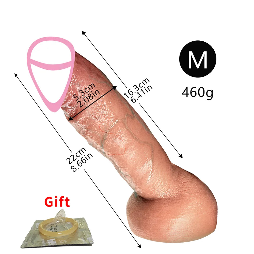 Soft Big Dildos Super Large Penis Anal Sex Toy For Women Men Silicone Powerful Suction Cup Masturbation Sex Tools for Adults 18