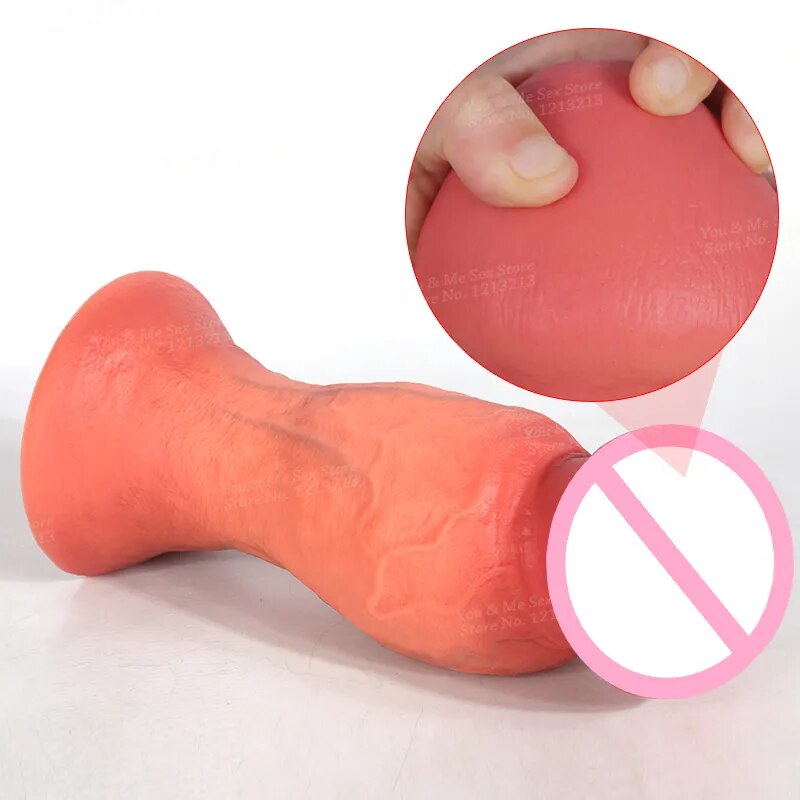 Big Glans Dildo Vibrator Vagina Stimulator