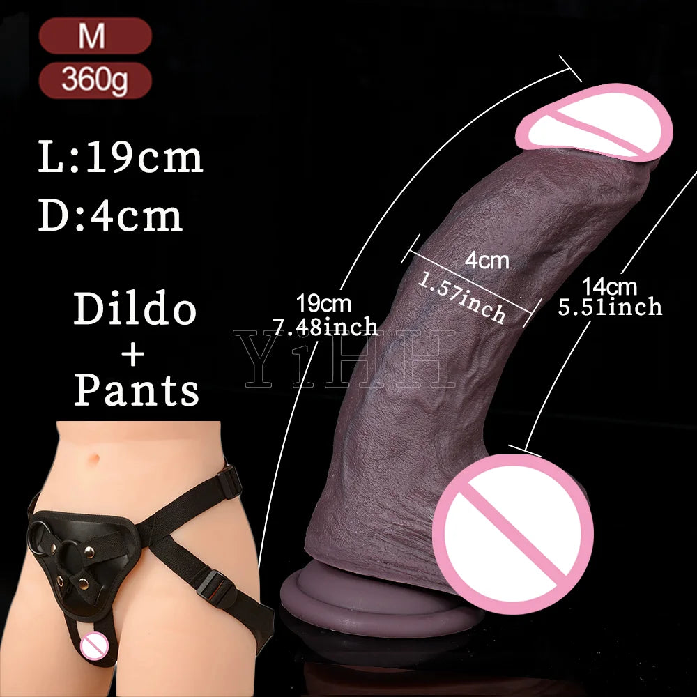 Soft Big Penis Dildo Realistic Big Dick Cock With Suction Cup Double Silicone Vaginal Masturbators Penis Erotic Toy for Women