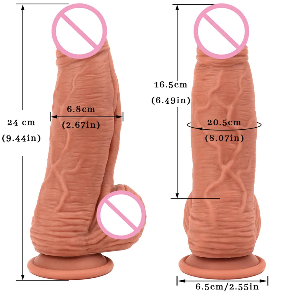 Soft Huge Dildo with Suction Cup Dildo