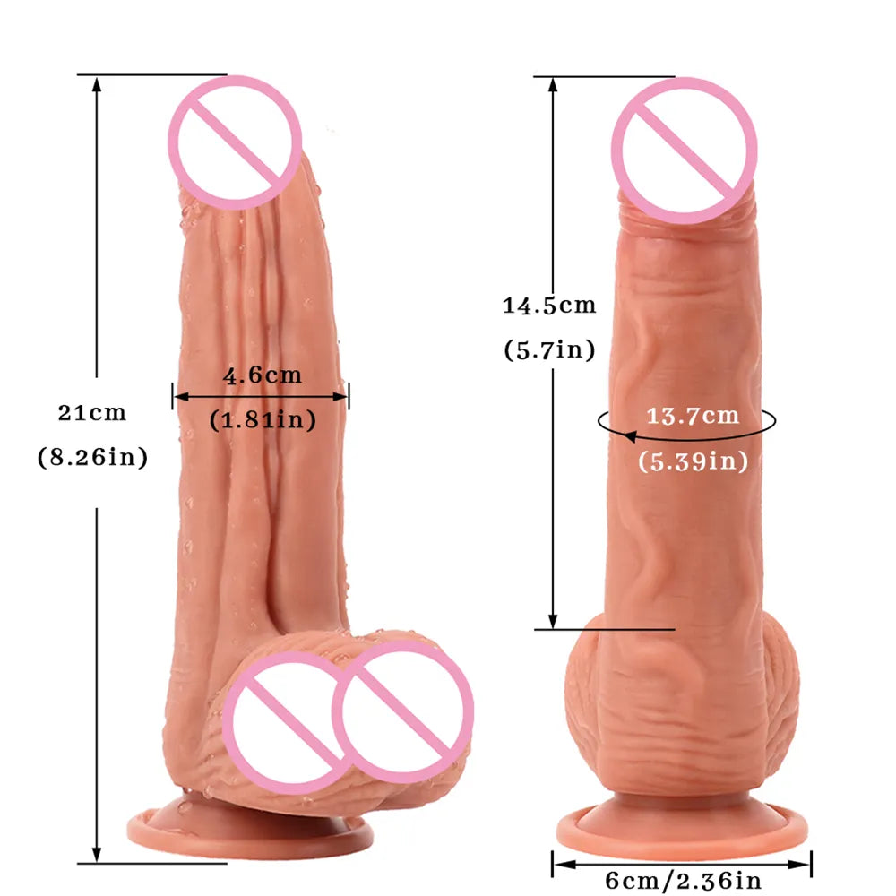 Soft Huge Dildo with Suction Cup Dildo