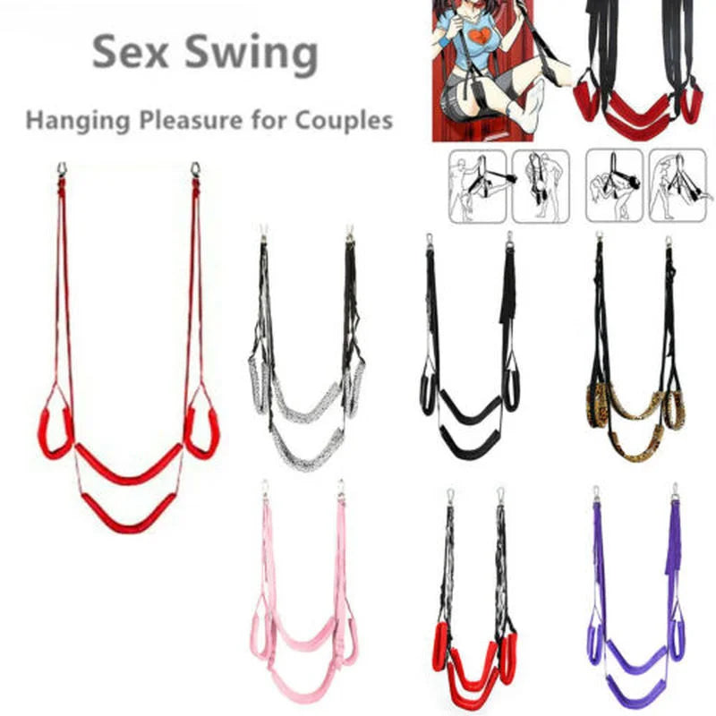 Soft Material Sex Swing Sex Furniture  Bondage Hanging Swing Flirting Sex Furniture Adult Game Sex Erotic Toys for Couples