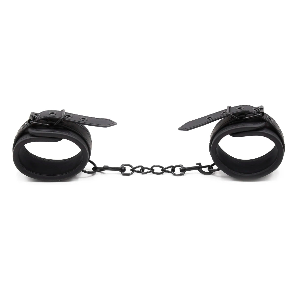 Soft PU Adjustable Leather Handcuffs Ankle Cuffs Restraints Bondage Collar Leash BDSM Sex Toys for Couples Exotic Accessories