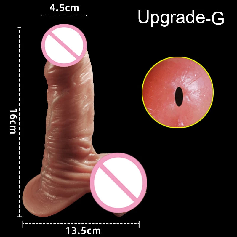 Soft Realistic Cock Sleeve Penis Sex Toys Silicone Enlarger Dick Sleeve Big Real Penis Man Delayed Ejaculation Extend Condom