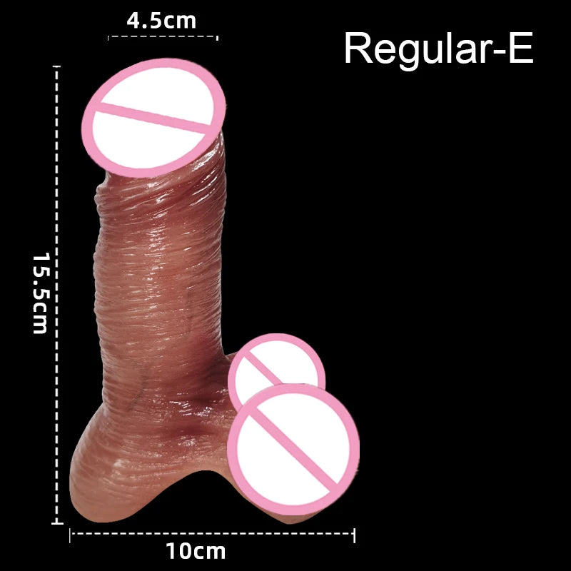 Soft Realistic Cock Sleeve Penis Sex Toys Silicone Enlarger Dick Sleeve Big Real Penis Man Delayed Ejaculation Extend Condom