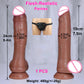 Soft Realistic Veins Strap on Dildo 3 Skin Colors Silicone Penis Masturbator Double Cock Man Women Anal Sex Toy Suction Cup Dick