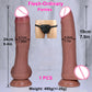 Soft Realistic Veins Strap on Dildo 3 Skin Colors Silicone Penis Masturbator Double Cock Man Women Anal Sex Toy Suction Cup Dick