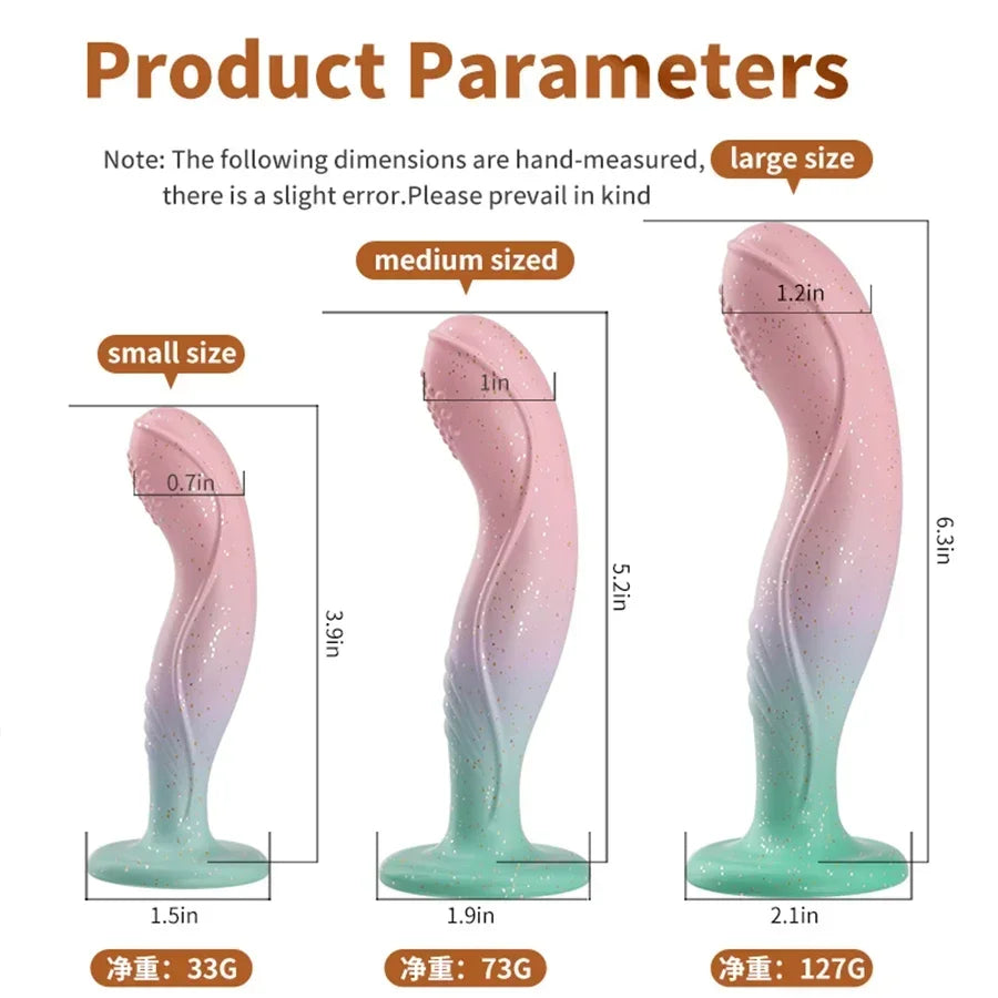 Soft Silicone 3 Sizes Color Anal Plug Big Dildo Strong Suction Cup Huge Anus Expander Butt Plug Adult SM Sex Toys For Men Women