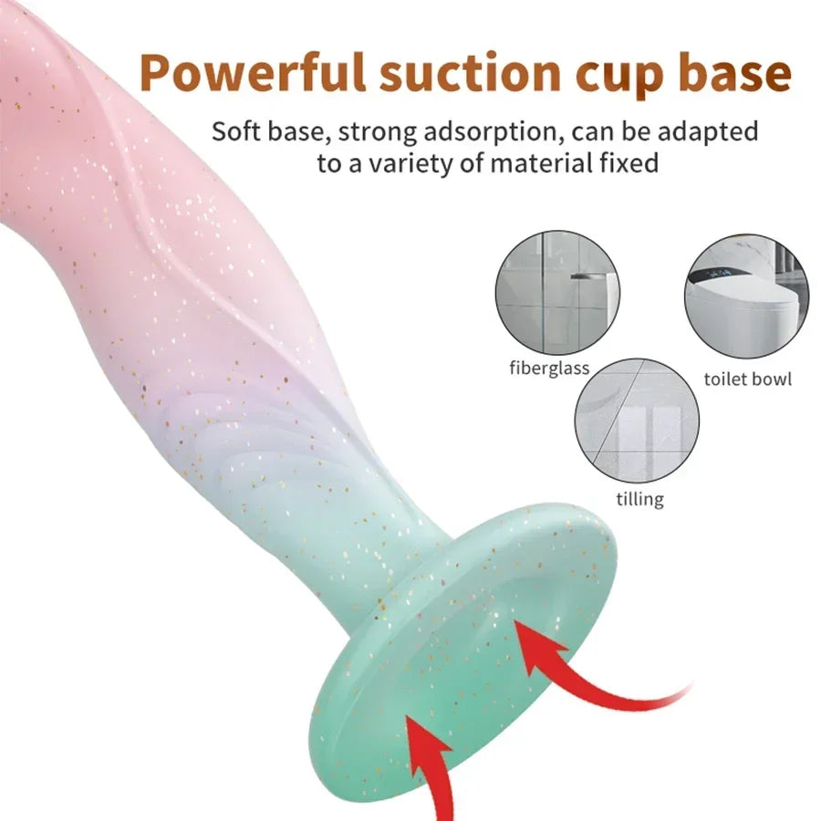 Soft Silicone 3 Sizes Color Anal Plug Big Dildo Strong Suction Cup Huge Anus Expander Butt Plug Adult SM Sex Toys For Men Women