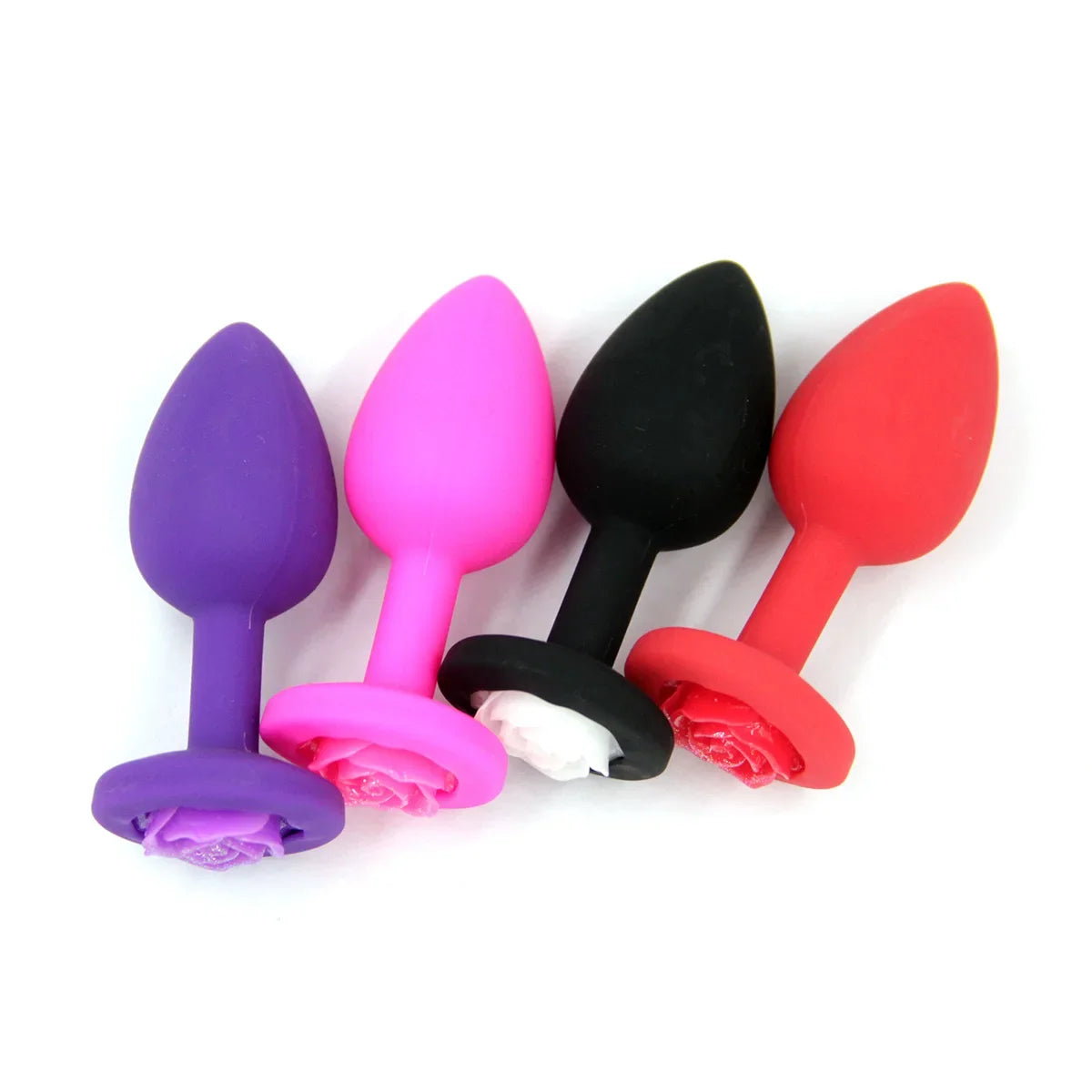 Soft Silicone Anal Plugs Rose Sex Toys for Woman Female Ana Buttplugs Annal Butplug Analplug Sexy Kit Adult Goods Tooys Man Gay